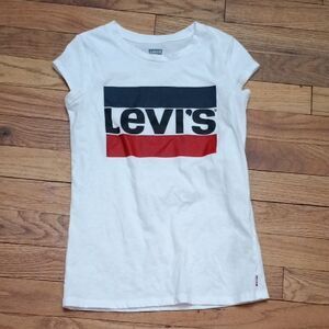 Levi's White Logo Tee Short Sleeve Cotton